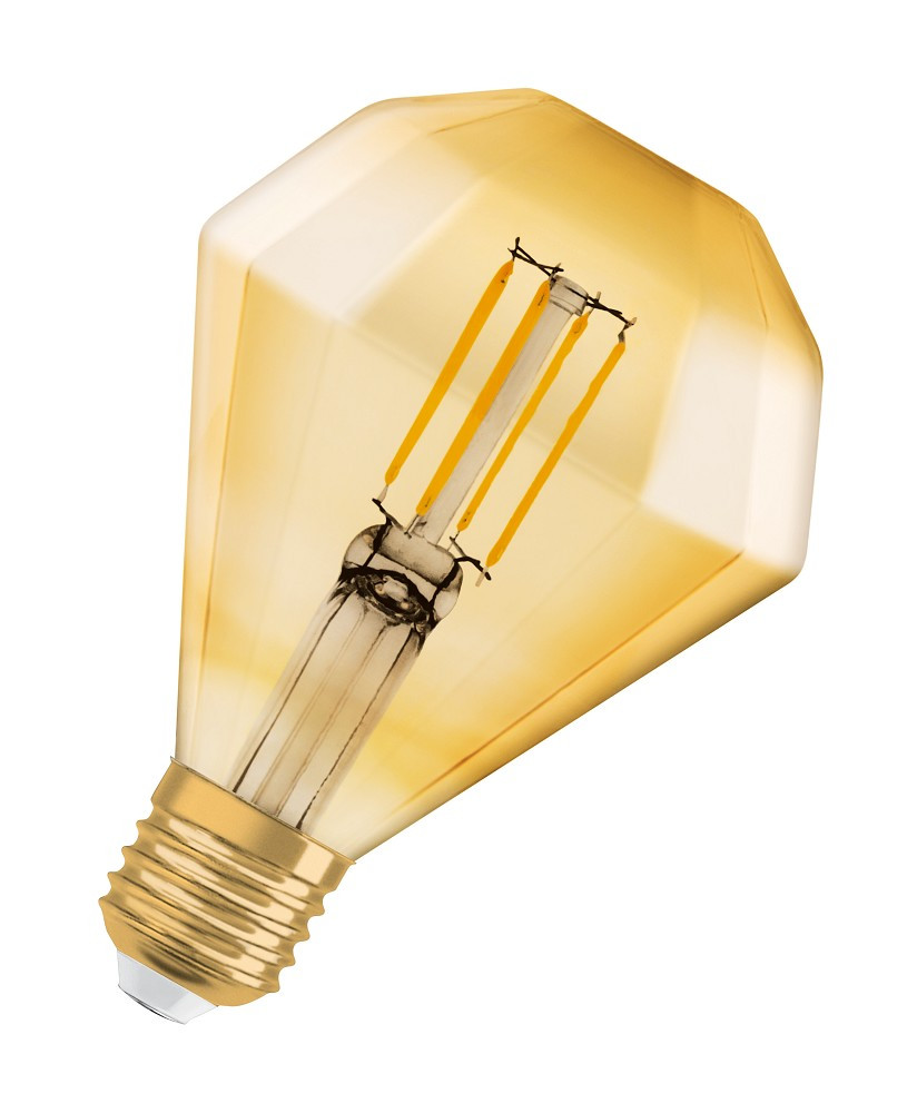 Osram Vintage 1906 LED CL DIAMOND FIL GOLD 40 non-dim 4,5W/825 E27