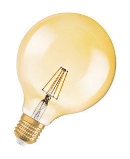 Osram Vintage 1906 LED CL GLOBE125 FIL GOLD 51 ND 7W 824 E27