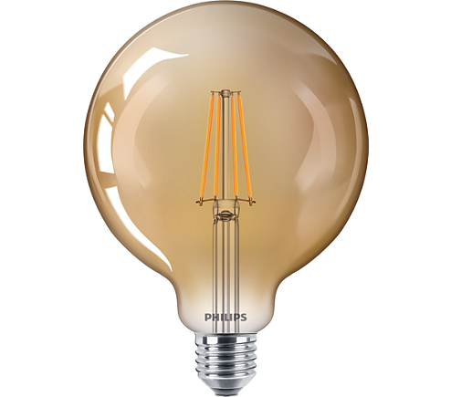 Philips Filament Classic LEDbulb D 8-50W G120 E27 822 GOLD