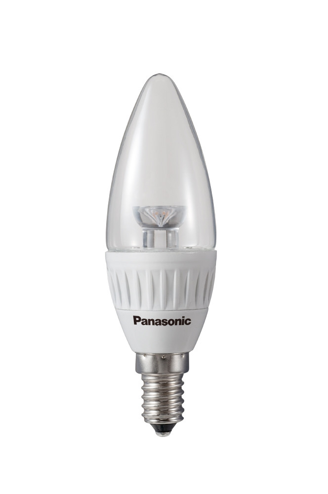 PANASONIC LED SVÍČKA ČIRÁ 4,5W 2700K DIM E14 - LED žárovka