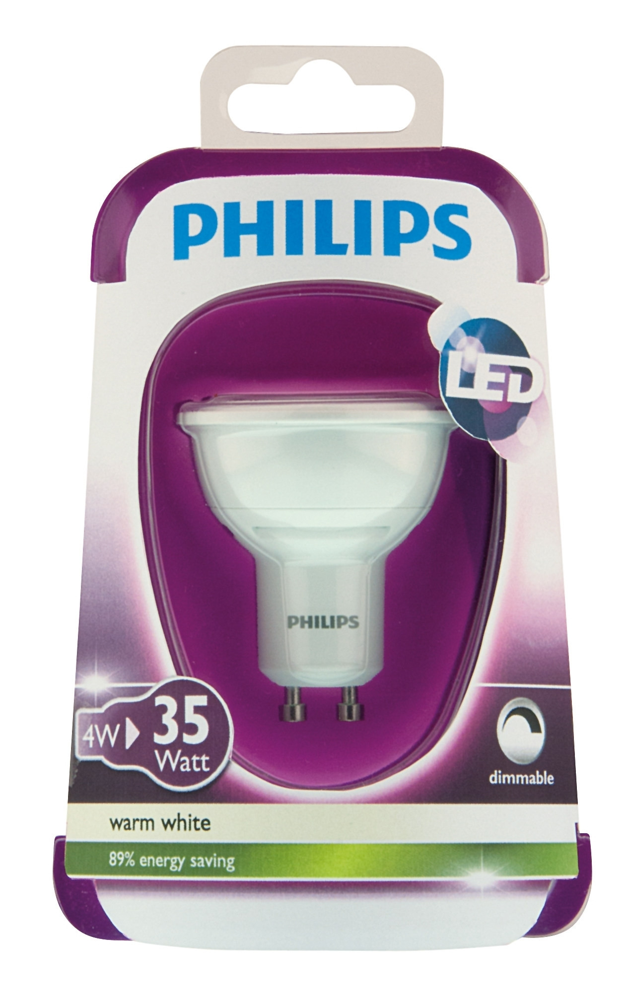Philips LEDbulb D 4,5-35W GU10 827 36D
