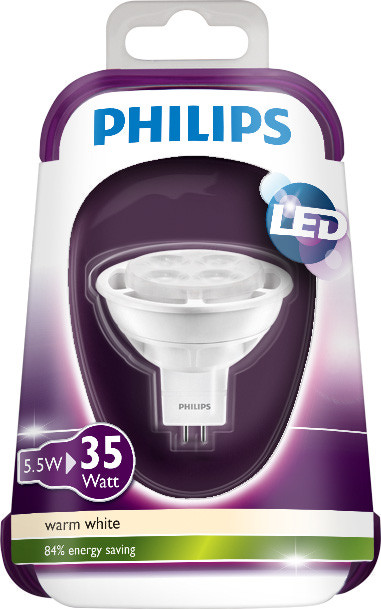 Philips LEDbulb 5.5-35W 827 MR16 36D
