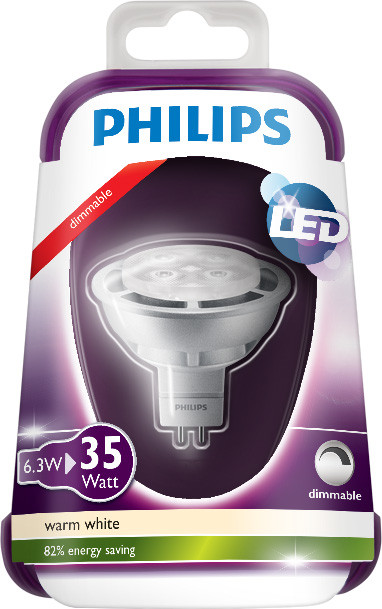 Philips LEDbulb 6.3-35W 827 MR16 36D