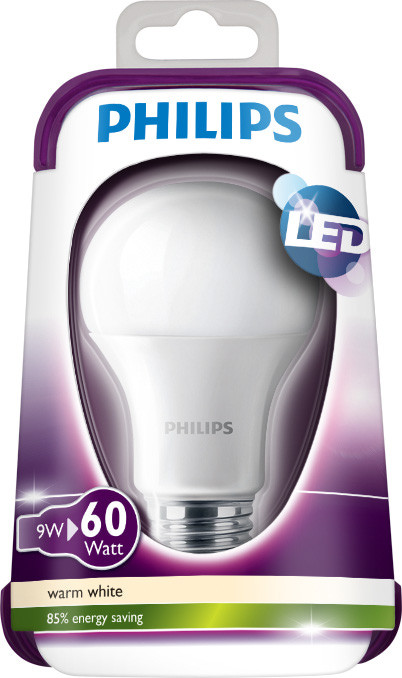 Philips LEDbulb 9-60W E27 WW A60 FR