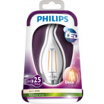 Philips LEDbulb Filament 2.3-25W E14 WW BA35 CL